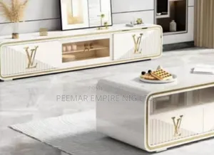 Original Executive Imported Set of LV TV Stand and Center