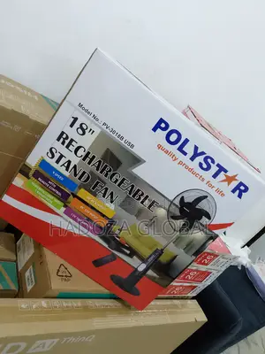 New in-18'rechargeable Standing Fan -Polystar PV-3018BUSB