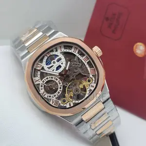 Original PATEK PHILIPPE Mechanical Silver Chain Watch