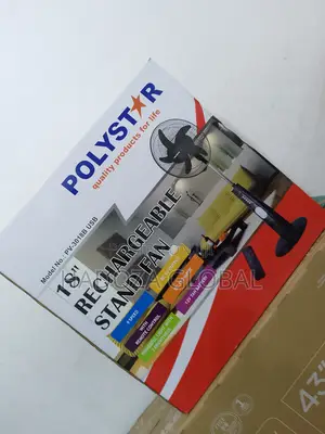 Best Quality 18"POLYSTAR Standing Fan -Rechargeable