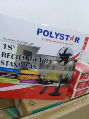 Quality Polystar -Rechargeable Standing Fan Pv -3018busb