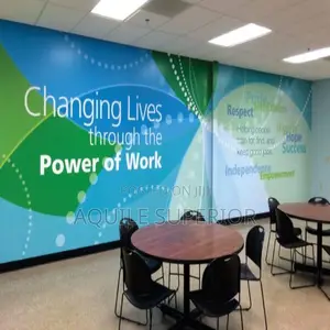 Office Printed Wallpaper