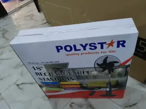 Polystar 18" PV-3018BUSB Rechargeable Fan -New in Available