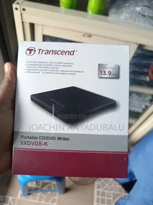 8xdvds-K Portable DVD Writer, Read and Write