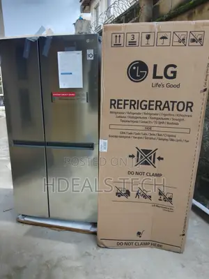 New LG Refigerator 688L Side by Side Door