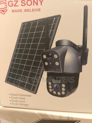 Gz Sony 4g Ultra Hd Dual Lens Solar Ptz Camera 4mp