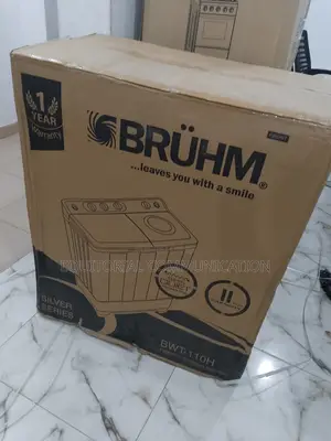Efficient 11 Kg Twin Tub Washer - Bruhm