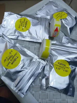 Yellow Cable Ring Label