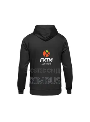 Branded Black Hoodie.