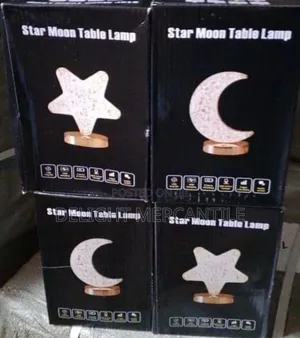 Star Moon Rechargeable Table Lamp