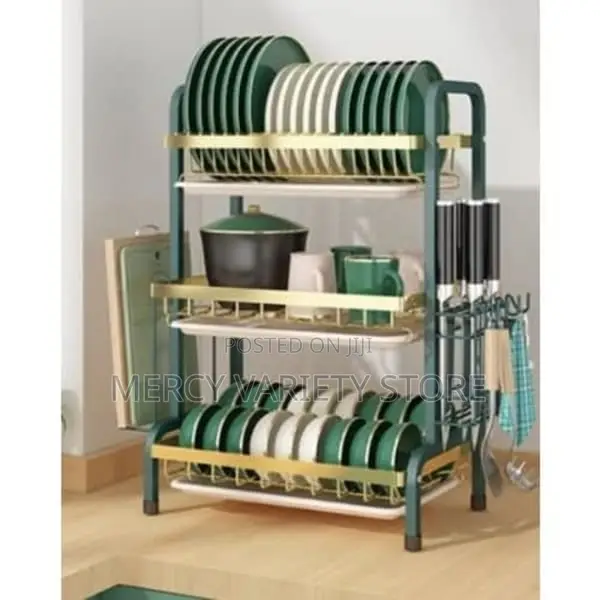 3 Layer Dish Rack And Drainer