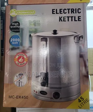 Crownstar Electric Kettle 45ltrs