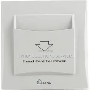 White Key Card Switch for Hotels, for Hotel Guest