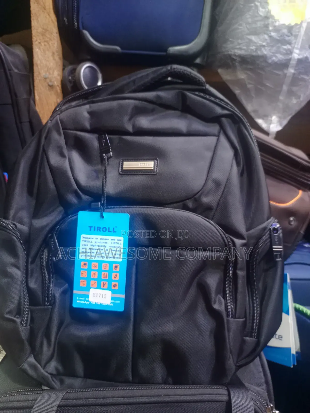 Small Tiroll Backpack and Mini Laptop Bag