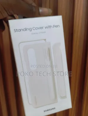 Original Standing Cover With Pen for Galaxy Z Fold 4