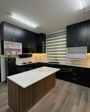 Kitchen Cabinets and Island
