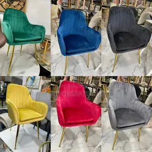 Velvet Armchair for Dining and Living Room
