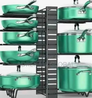 8 Layers Double Sided Pot Rack