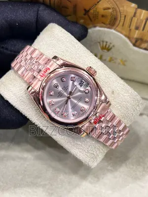 Original Rolex Oyster Perpetual Date Just Gold Chain Watch