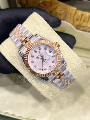 Original Rolex Oyster Perpetual Date Just Silver Chain Watch