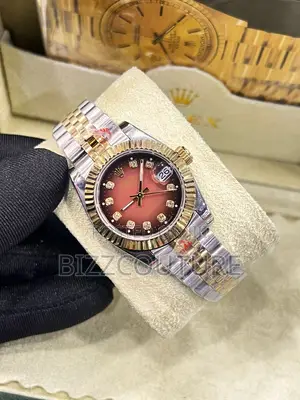 Oroginal Rolex Oyster Perpetual Date Just Silver Chain Watch