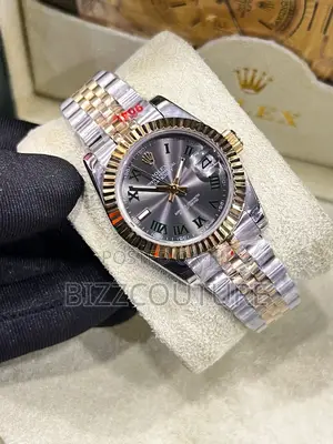 Original Rolex Oyster Pepretual Date Just Silver Chain Watc