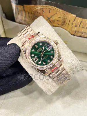 Original Rolex Oyster Perpetual Rose Gold Chain Watch
