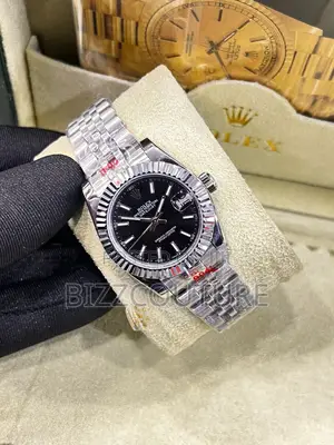 Original Rolex Oyster Perpetual Date Just Silver Chain Watch
