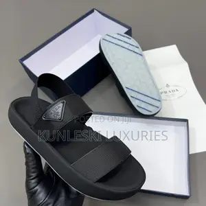 Original Prada Black Sandals
