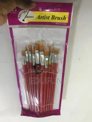 12pc Pointed Watercolour Paint Brush Set