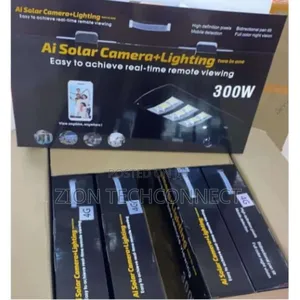 All in One Solar Streetlight With 4G PTZ Ai Camera