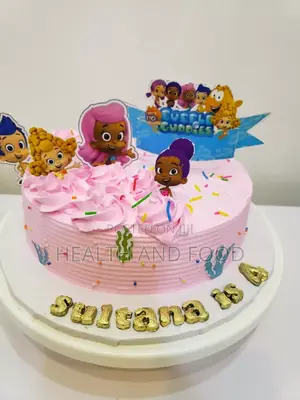 8" Two Flavor Cake Available Today