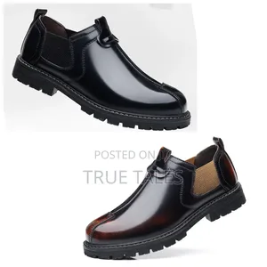 Men's Solid Brogue Shoes Size 40 To 45