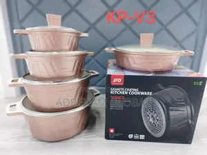 Jio Original 10pcs Granite Coating Cookware Set