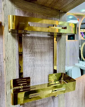 Gold Bathroom Shelf (Organizer)