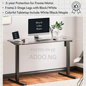Home and Office Electric Adjustable Desk 1.6 Meter