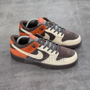 Original NIKE Dunk Low Red Pandal Sneakers Available Instore