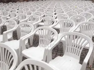 White Plastic Chairs for Church, Office and Schools