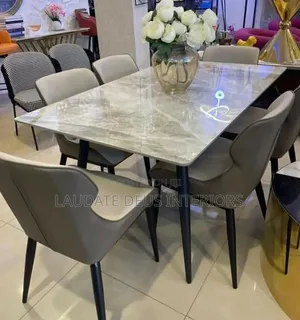 New Imported Classic Marble Top Dining Table