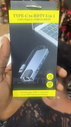 Type-C Adapter 5 in 1 Docking Station