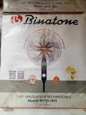 Binatone Rechargeable Standing Fan RCF 1875