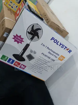 Fast Charging and Long Lasting Polystar 3in1 Fan