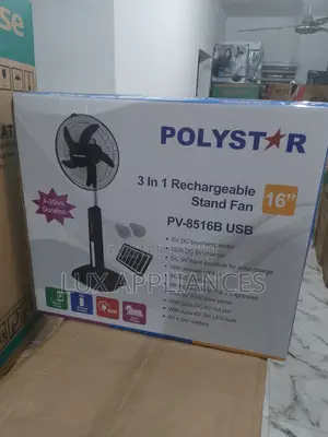 Top Quality Polystar Rechargeable Standing Fan