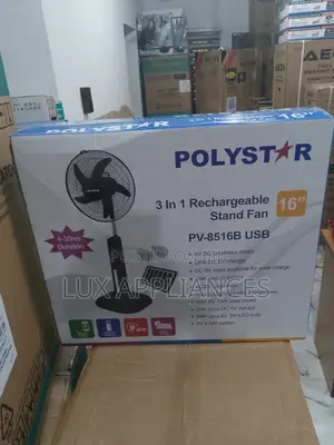 Fast Selling Polystar Rechargeable Fan