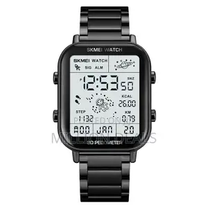 Waterproof Luxury Black Stainless Steel Men's Wrist Watch