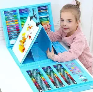 208 Pieces Children Painting Set Watercolor Pen Crayon, Etc