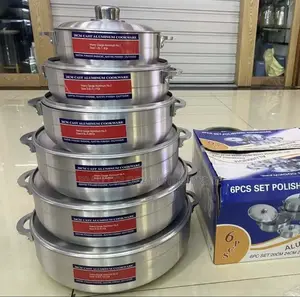 6pcs Polishing Cookware Set