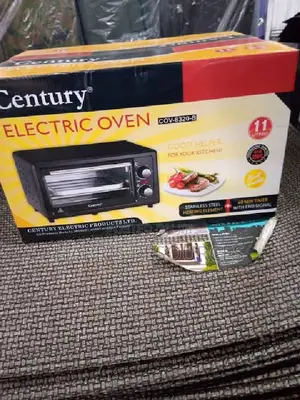 Century 11l Electric Oven With Toaster Baker and Grill