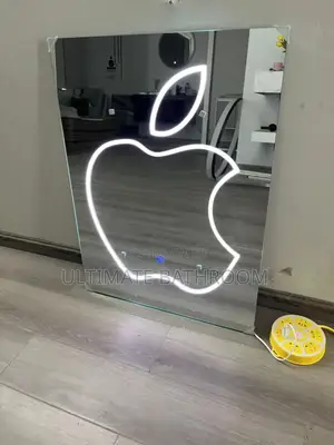 80x60cm Apple Design Bathroom Mirror With Light