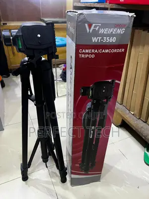 Camera/Camcorder Tripod Stand [With Phone Clip Holder]